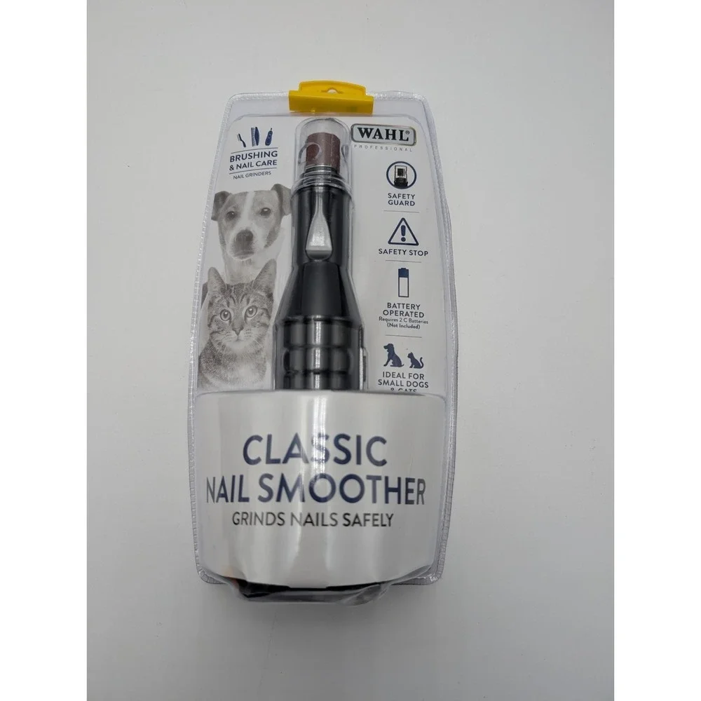 NEW SEALED Wahl Professional Classic Pet Nail Smoother Grooming Tool Grinder Kit